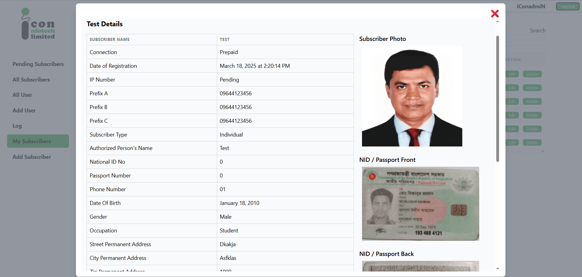 IPTSP KYC Management screenshot 4